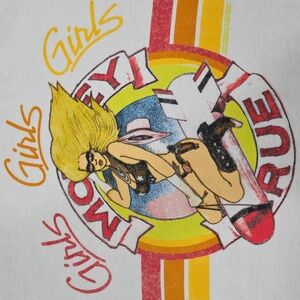 Motley Crue Girls Girls Girls The Stadium Tour 2022 Short Sleeve Graphic TShirt